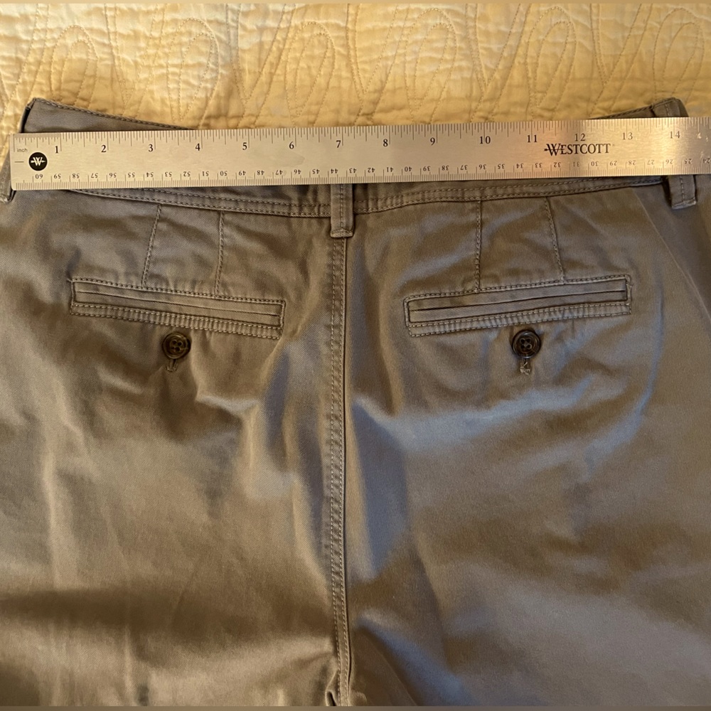 Green khaki pants by Banana Republic